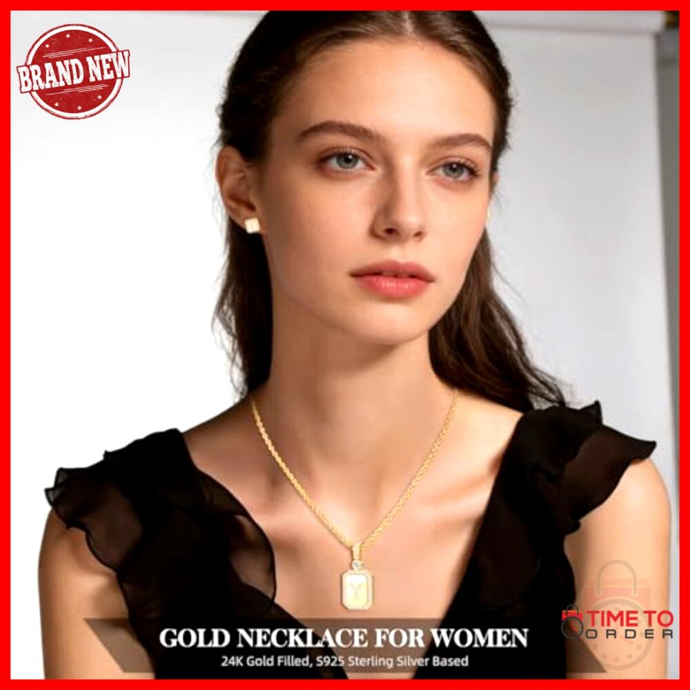 Initial Necklace Personalized Elegant Minimal Chi… - image 2